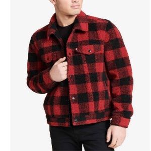Levi’s Buffalo Check Sherpa Jacket